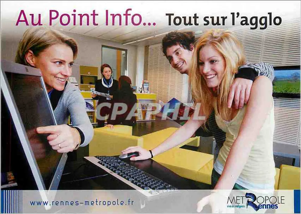 Am Info-Punkt... Alles über die Agglomeration — Rennes Métropole - Vorderseite