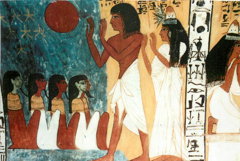 Grab von Sennefer — Luxor, Ägypten — Verleger M.K. Co. Cairo - Vorderseite
