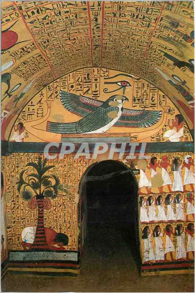 Grab von Inherka — Luxor, Ägypten — Verlag M.K. Co. Cairo - Vorderseite