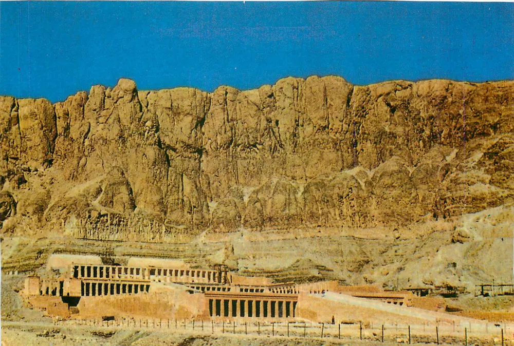 Dér-el-Bahari — Tempel von Hatshepsut — Verlag M.K. Co. Cairo - Vorderseite