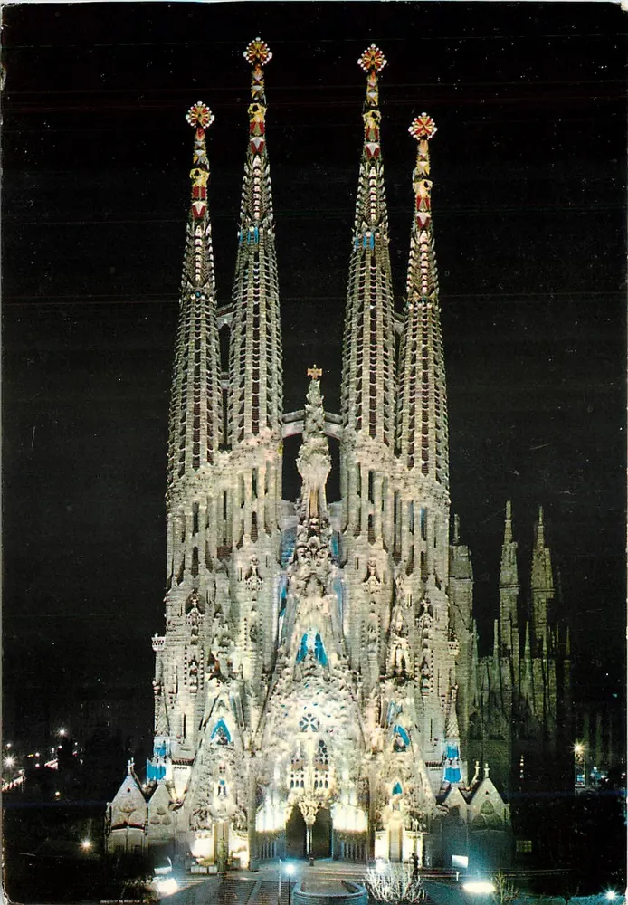 La Sagrada Família — Tempel Expiatori de la Sagrada Família — A. ZERKOWITZ, Barcelona - Vorderseite