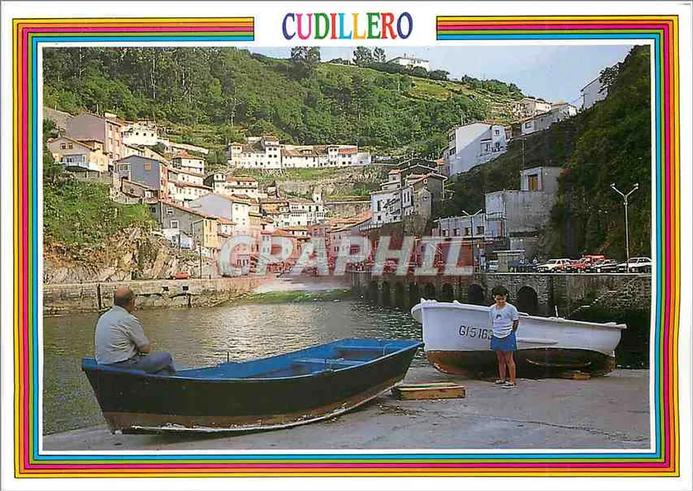 Cudillero — vista parziale — Graphphil - Recto