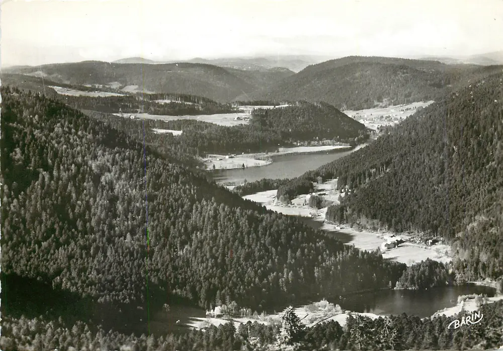 Die Hochvogesen — Umgebung von Gérardmer, Tal der Seen (Retournemer, Longemer) — Photo Barin - Vorderseite