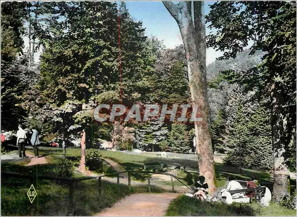 Plombières (Vosges) — Mały golf w parku — Wydawnictwo Gáldair, Paryż - Awers