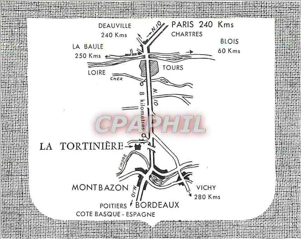 Schloss La Tortinière — Domaine La Tortinière — in Touraine - Rückseite