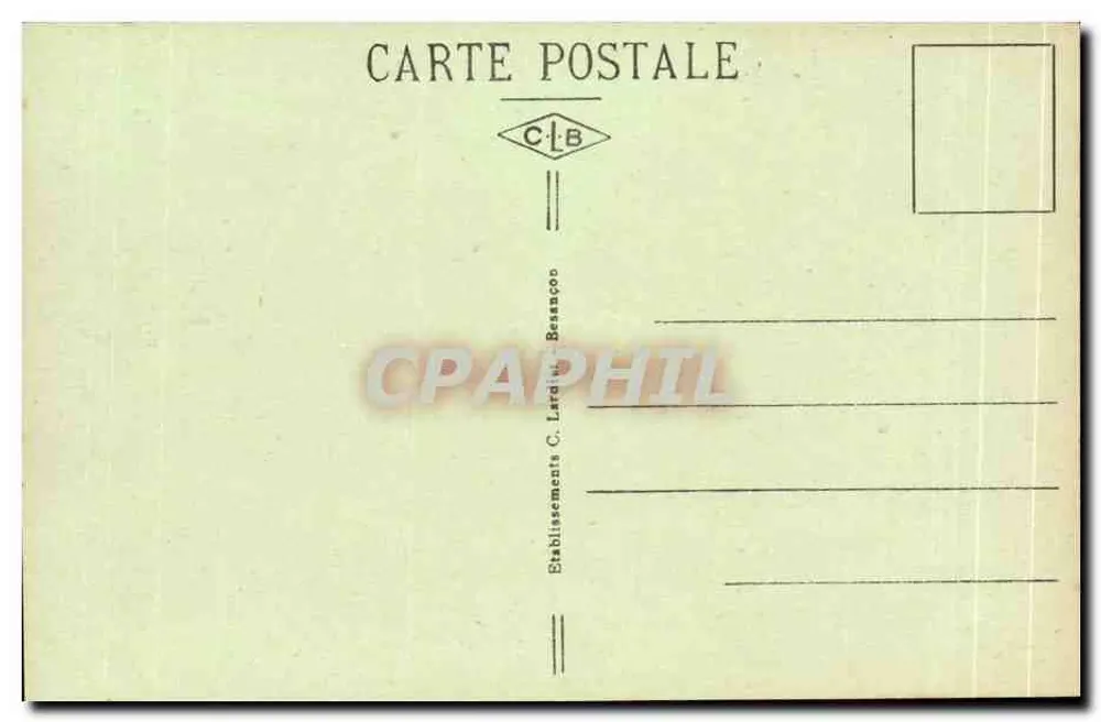 Mouchard (Jura) — Avenue de la Gare — Edit. Mitaine à Dôle, n° 18523 - Rückseite