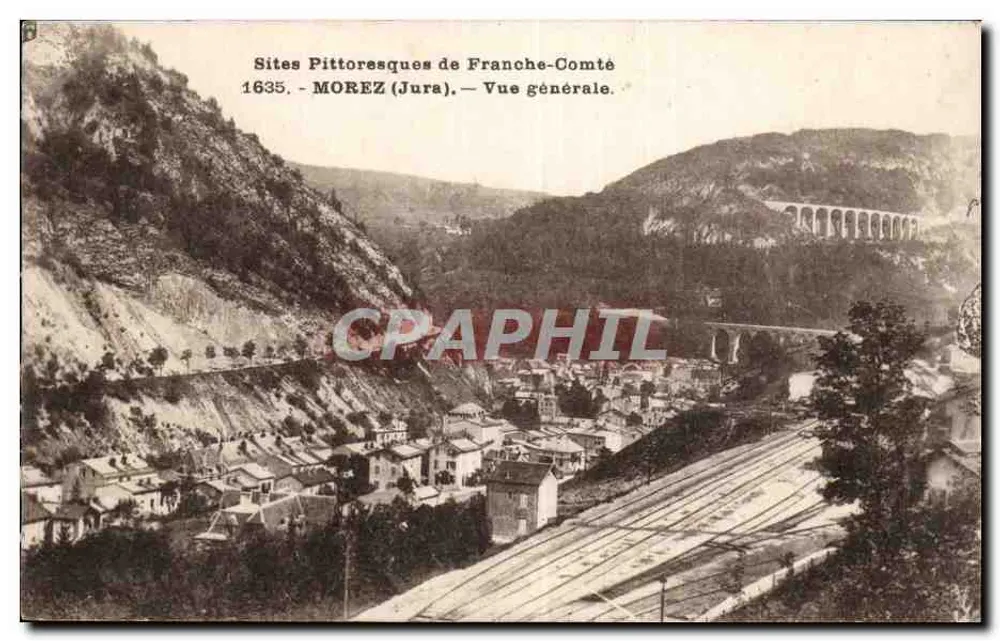 Morez (Jura) — Allgemeiner Blick — Bilderhafte Orte der Franche-Comté - Vorderseite
