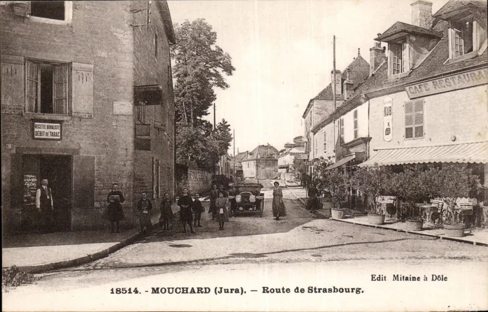 Mouchard (Jura) — Route de Strasbourg — Verlag Mitaine in Dole - Vorderseite