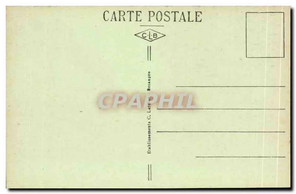 Mouchard (Jura) — Route de Strasbourg — Verlag Mitaine in Dole - Rückseite