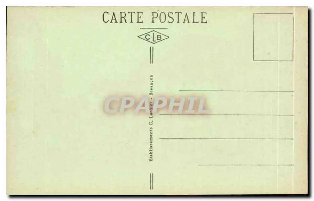 Mouchard (Jura) — Route de la Gare — Verlag Miraine in Dole, Nr. 18516 - Rückseite
