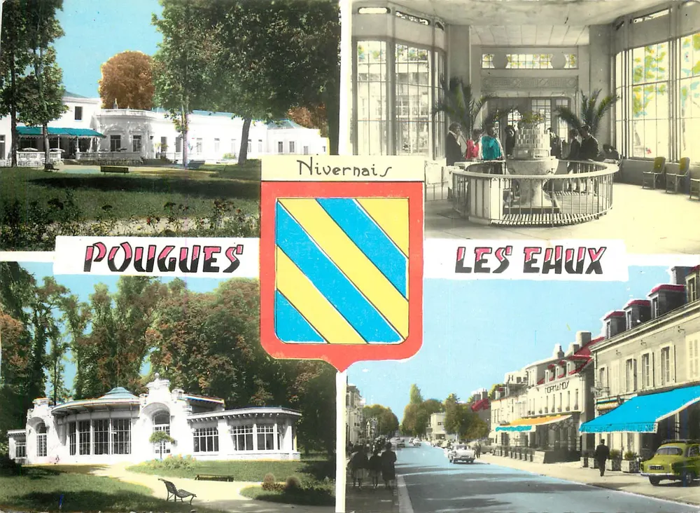 Pouguès-Les Eaux — Nivernais — Editora: Les Éditions Nérepain - Frente