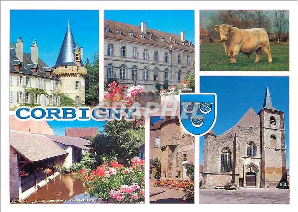 Corbigny — Panoramablick — Éditions Cosne-sur-Loire, N°10930 - Vorderseite