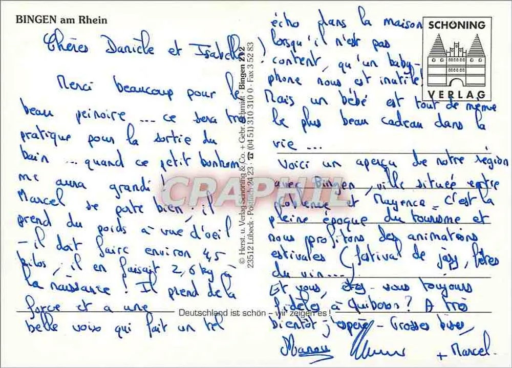 बिंगेन अम राइन — ऐतिहासिक दृश्य — श्वेनिंग वरलैग - पीछे