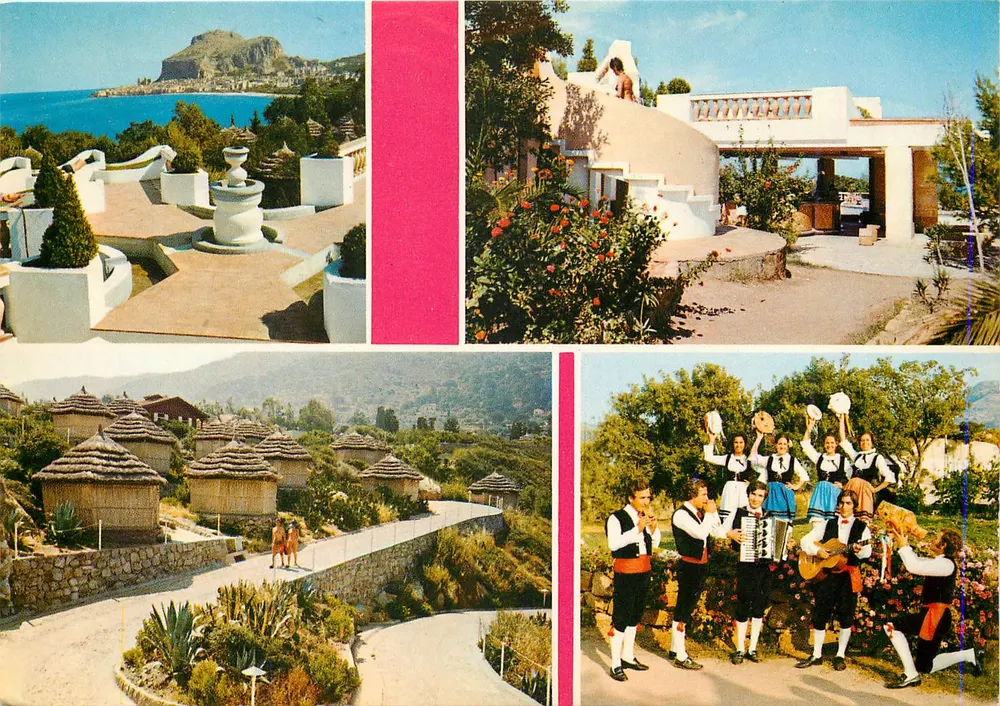 Cefalú — Panorama del Club Mediterranée — Ed. Ful Barracato - Anverso