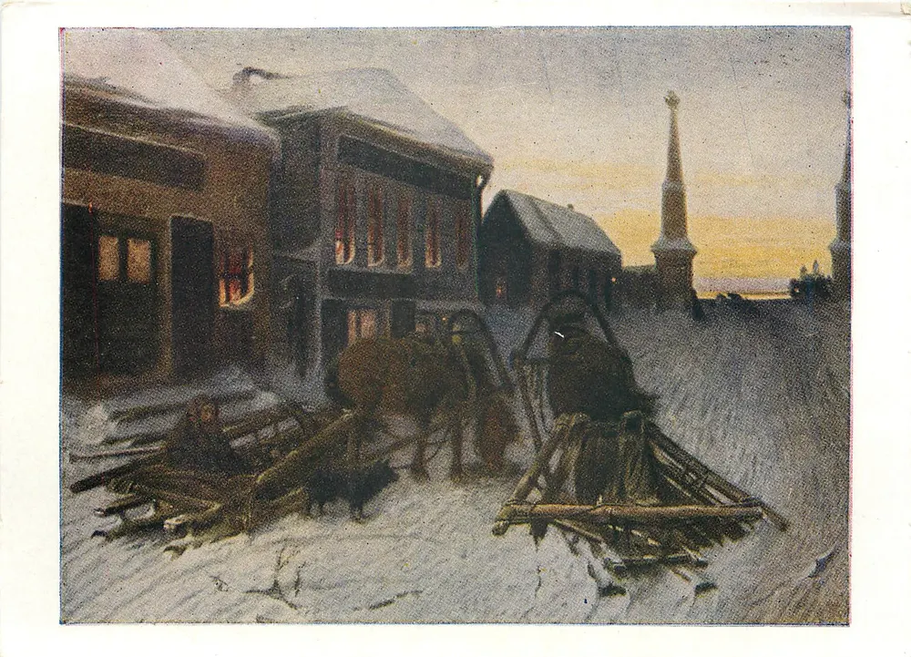 Letzter Cabaret am Morgen — 1868 — Galerie Nationale Tretiakov - Vorderseite