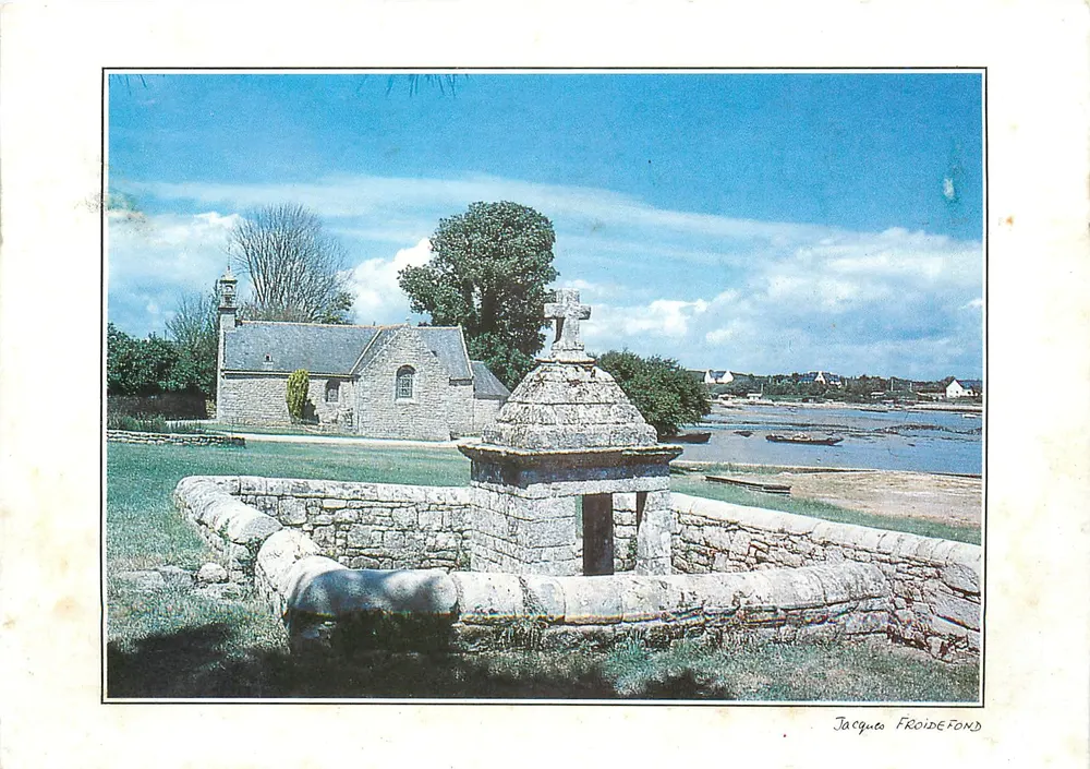 Igreja e cruz de Jacquot-Froidfond — Bretanha — Edições da Torre, n° 8616 - Frente