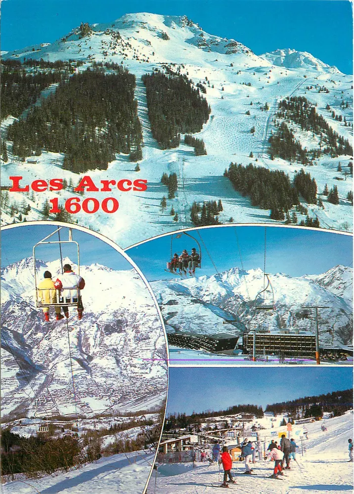 Les Arcs 1600 — estação de esqui — Edição CELLARD n°418003 - Frente
