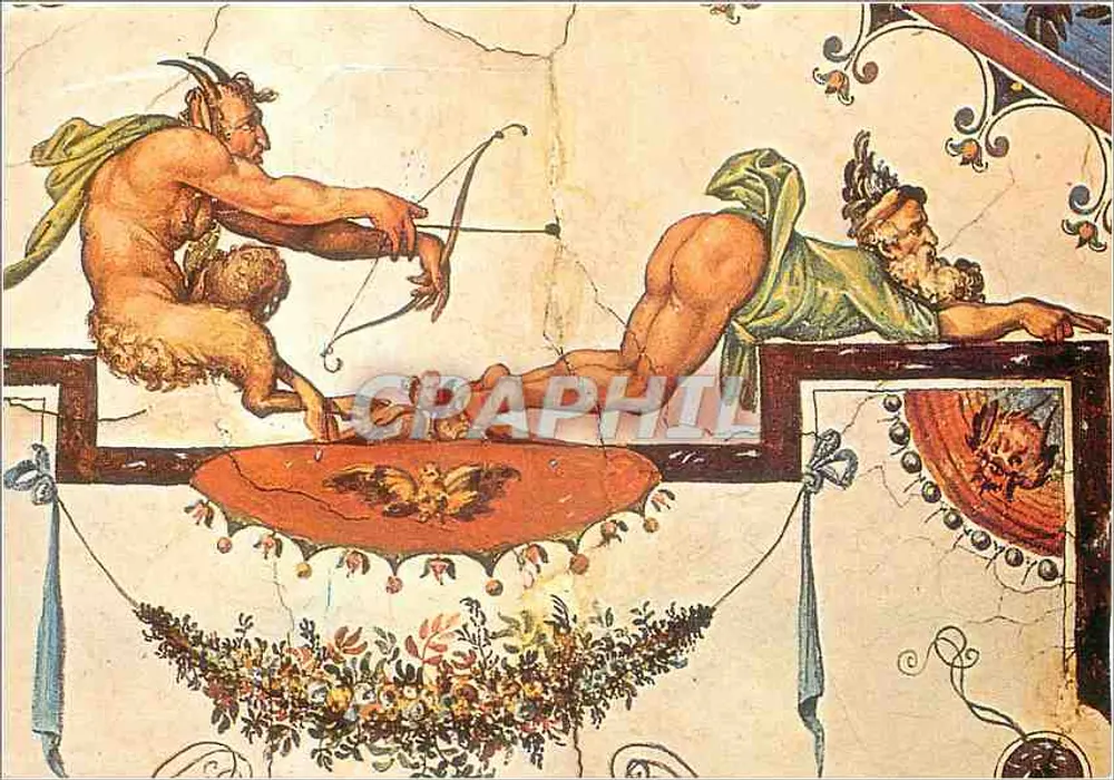 Detail einer Freske an der Decke — Uffizi, Florenz — Verlag PLURIGRAF, Narni (TR) - Vorderseite