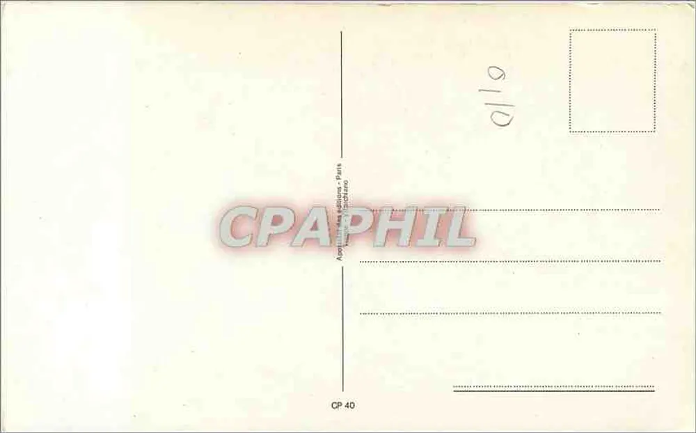 Biene auf einer rosa Blume — Heiliger Franziskus von Assisi — Apostillia Verlag - Paris, CP 40 - Rückseite