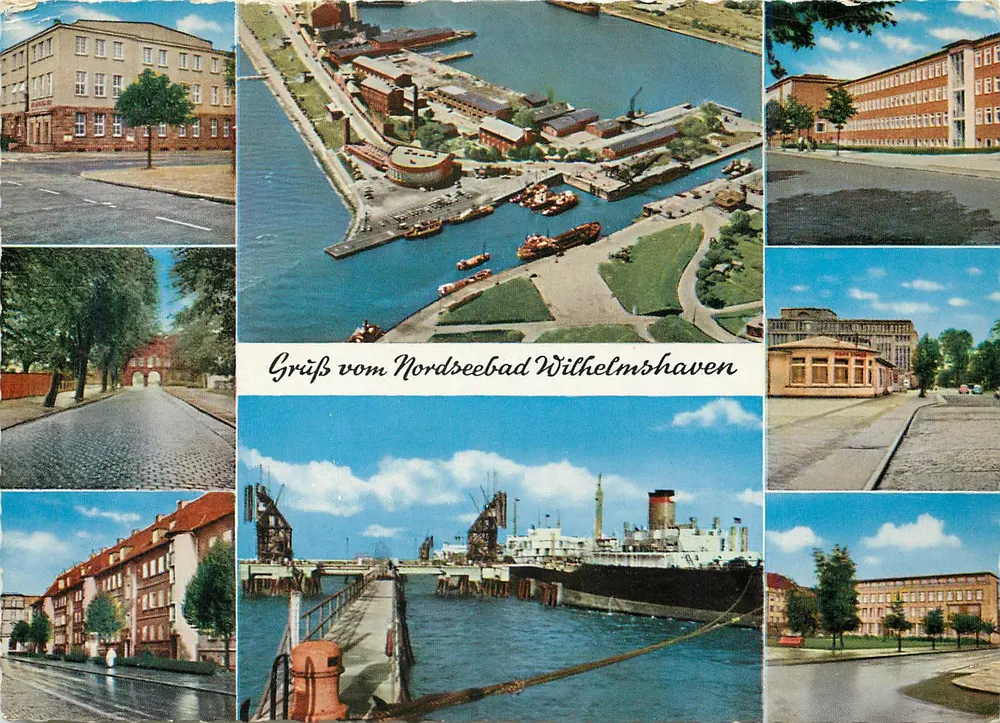 Wilhelmshaven — Grüss vom Nordseebad Wilhelmshaven — editor não visível - Frente