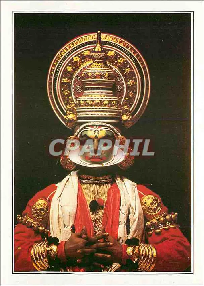 Kerala — Kathakali-Theaterdarsteller — Editions S.A. Serie XV-A1 - Vorderseite