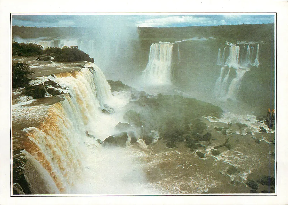 Cachoeira do Iguazú — Argentina, Salto Grande de Santa María — editor CEPAPETTI, série XXXII-C1 - Frente