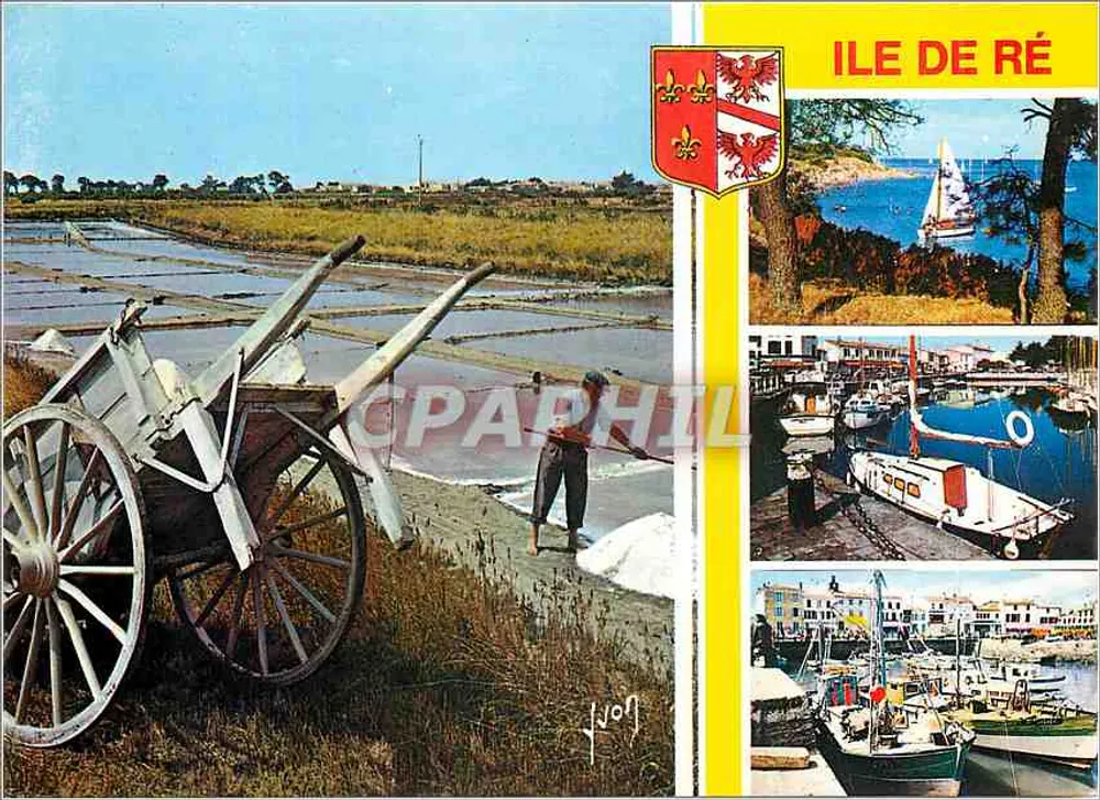 Ile de Ré — Salins und Hafen — Éditions Jean-Jauffret-Arcueil - Vorderseite