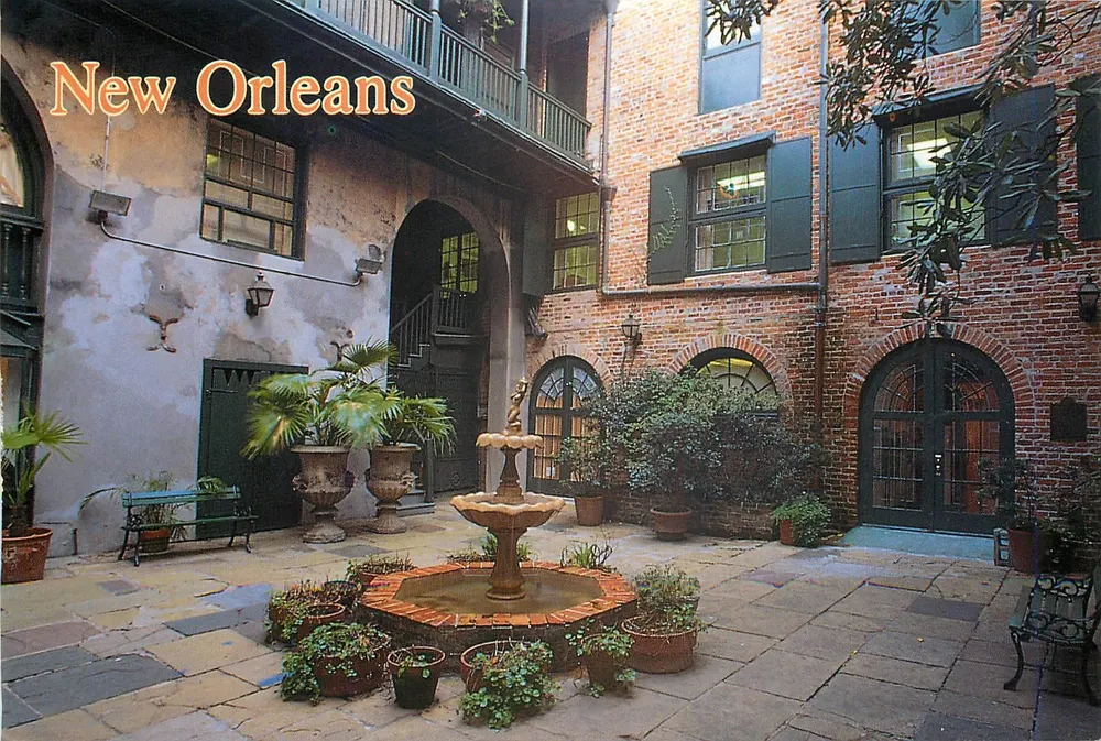Hof an der 520 Royal Street — Vieux Carré — Grant L. Robertson, Inc. n° GRC-551 - Vorderseite