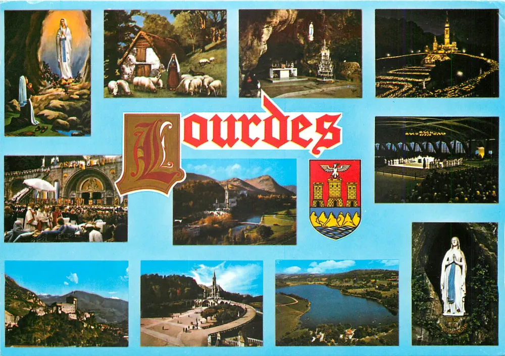Lourdes — Miejsce pielgrzymek — Éditions P. Chambon, n° 409 - Awers