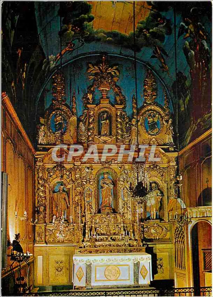 Intérieur de l'église de Saint-Joseph — Collioire (Pyrénées-Orientales) — Société des Cartes Postales Naturelles - Recto