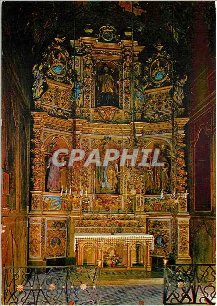 Innenansicht der Kirche Kapelle Saint-Eloi — Collioure — Société des Cartes Postales AFA-POUX - Vorderseite