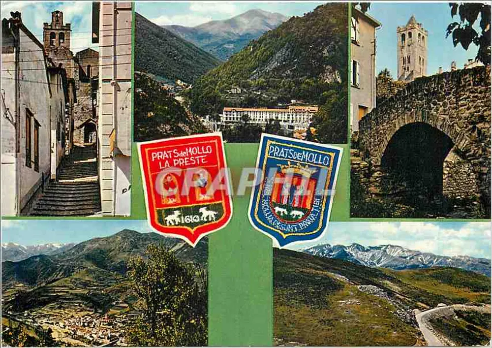 Prats-de-Mollo-la-Preste — Panoramablick und Denkmäler — Verlag Mexichrome, Seriennummer nicht sichtbar - Vorderseite