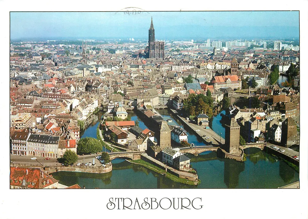 Estrasburgo — vista aérea — Éditions Estel - Frente