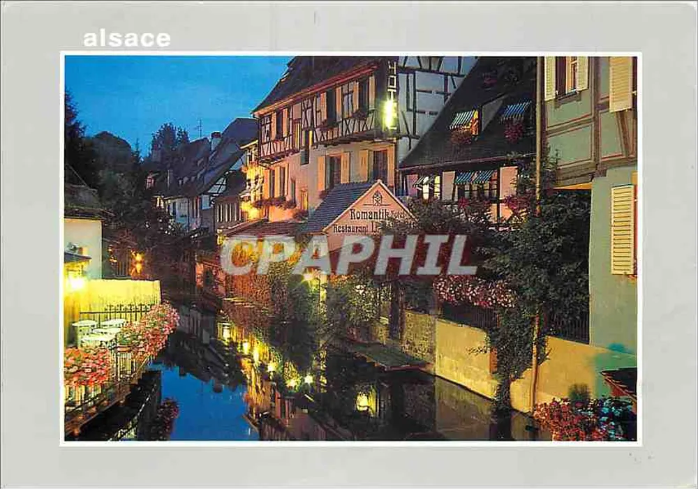 Colmar - A Pequena Veneza, à noite — Éditions TOP-PHOTO, Strasbourg - Frente