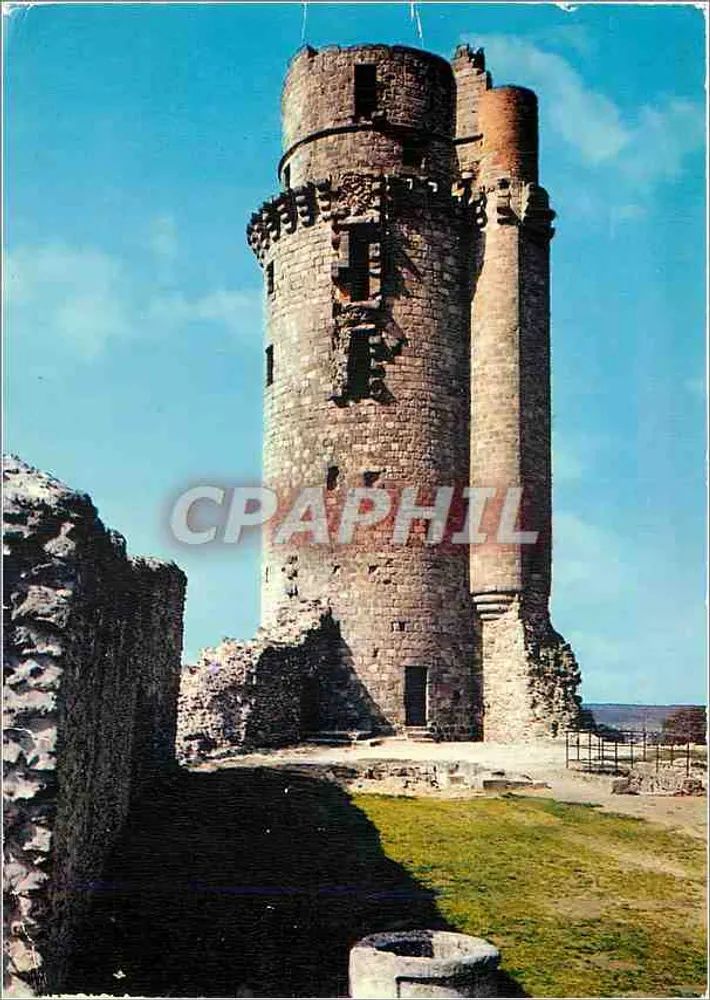 Montlhéry — Velho torre do castelo de Montlhéry — Impressor Maçon - Frente