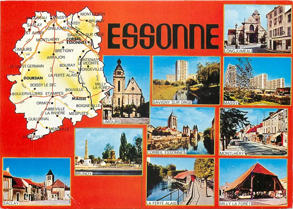 Essonne — touristische Ansichtskarte — Éditions Macon - Vorderseite