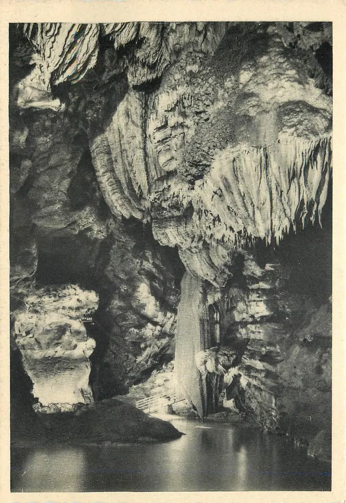 Lago da Plule — Gruta de Padirac — Edições J. Vertut, Saint-Céré (Lot) - Frente