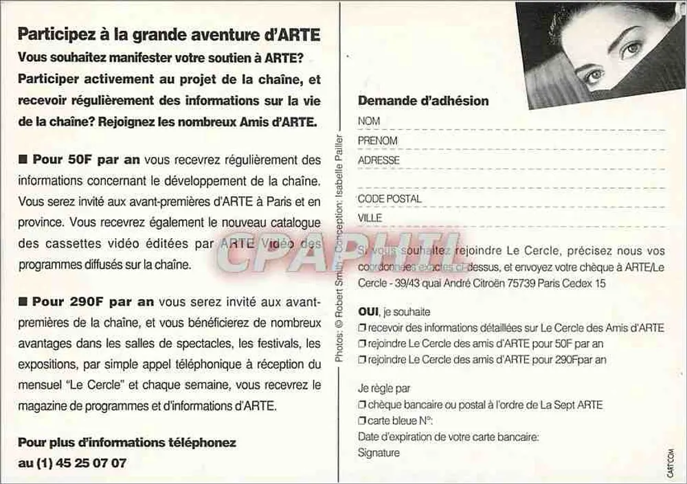 अर्टे के दोस्तों के वृत्त — अर्टे - पीछे