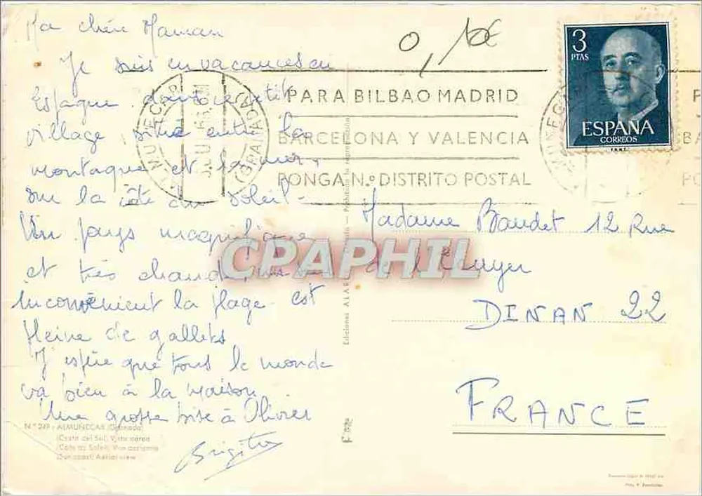 Aire-sur-l'Adour — vista aérea — Éditions A. L. A. (N° 249) - Verso