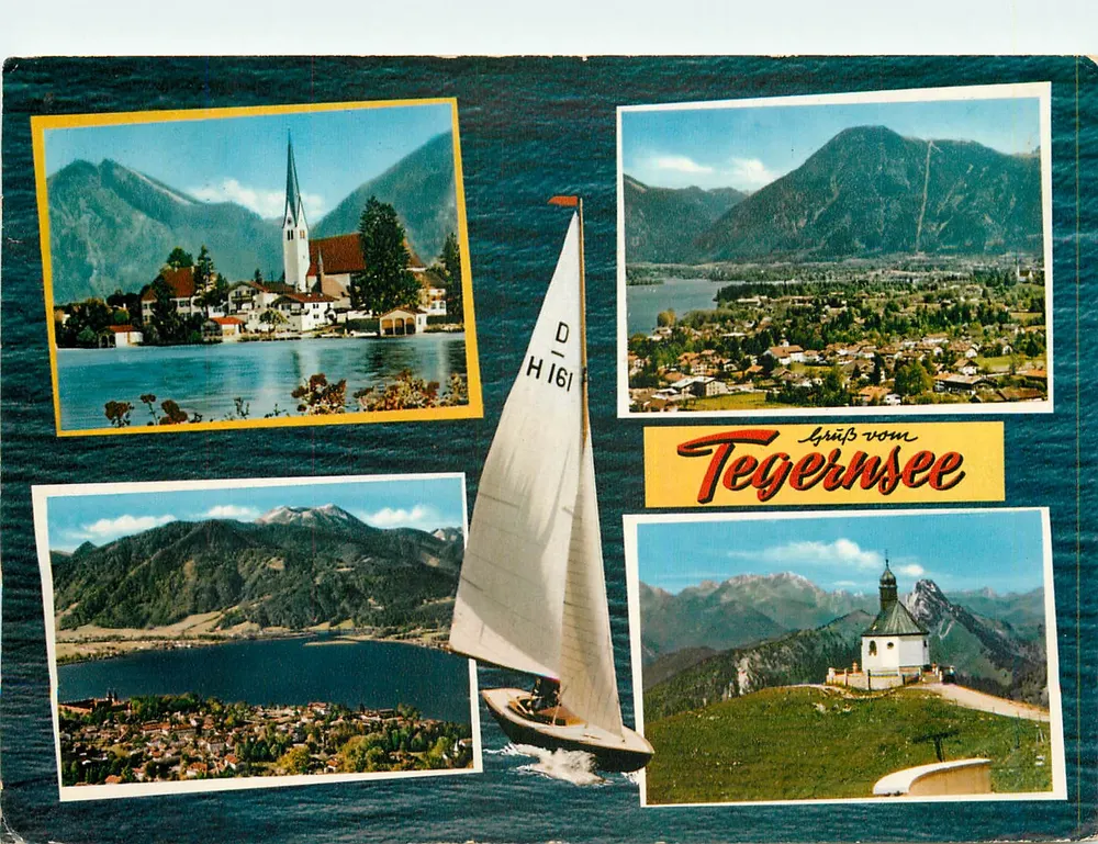 Tegernsee — Grüss vom Tegernsee — Heister & Verlags-Schöning & Co. - Frente