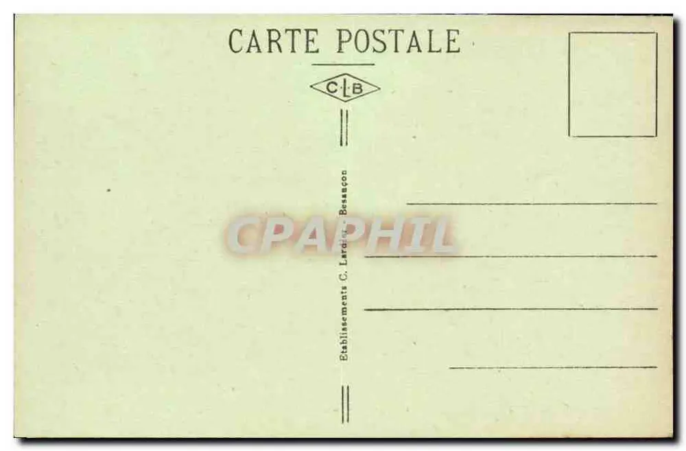 Mouchard (Jura) — Avenue de la Gare — Edit. Mitaine à Dôle - Rückseite
