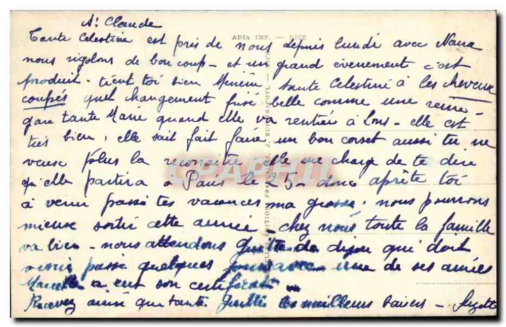 Saint-Claude — Allgemeine Ansicht und der Viadukt — Adia - Rückseite