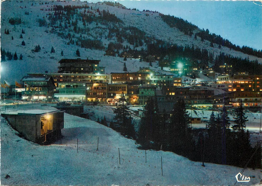 Courchevel — Winterabend — CIM Drucker - Vorderseite