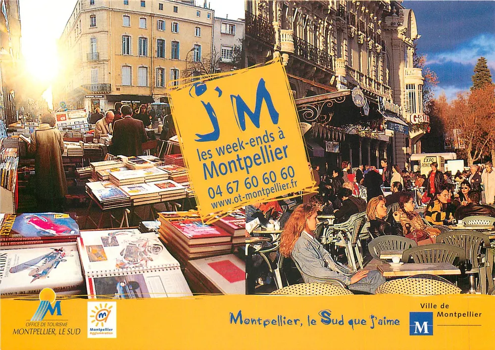 Feira de livros em Montpellier — Office de Tourisme Montpellier, le Sud - Frente
