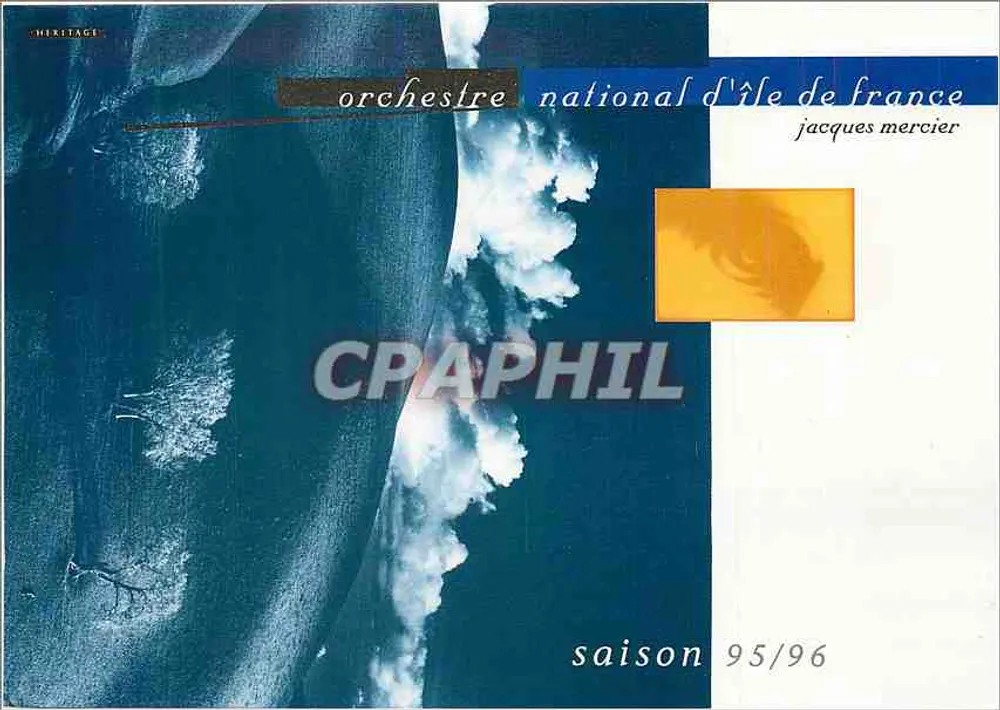 Orchestre national d'Île-de-France — Saison 95/96 — Jacques Mercier - Vorderseite