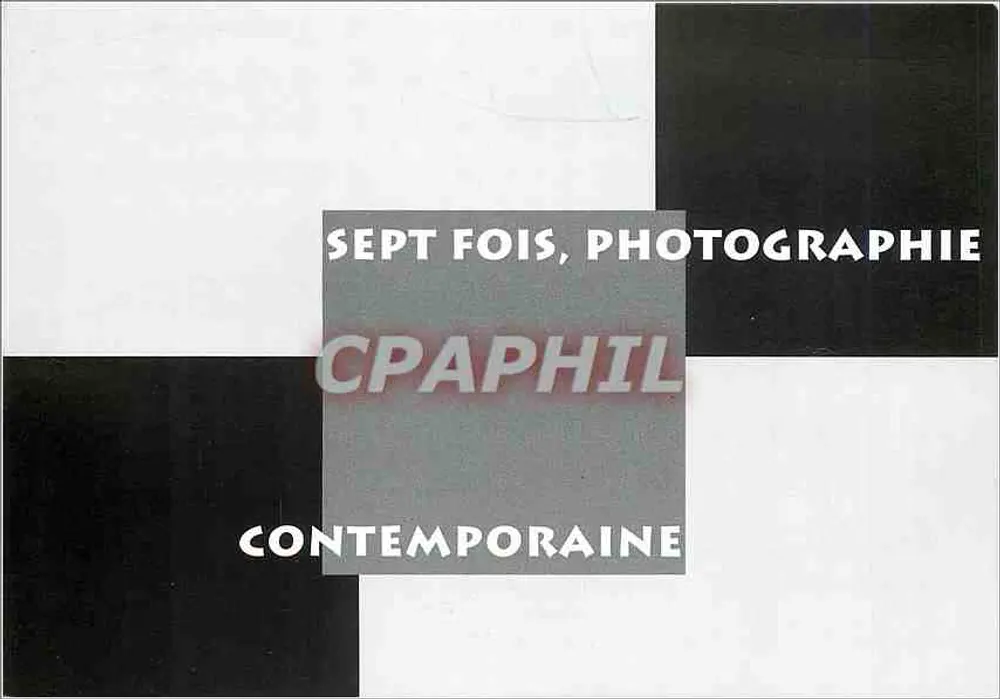 Moderne fotografische Ausstellung — Sept fois, photographie — Artsenal, Paris - Vorderseite