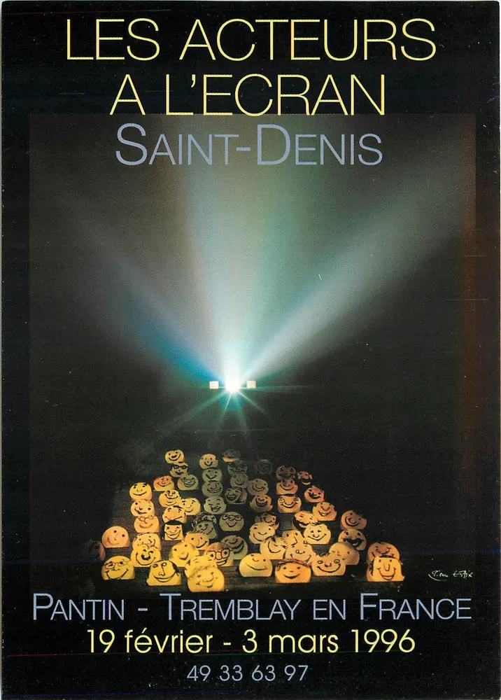 Actors on Screen — 10. Jubiläum des Festivals für Schauspieler — Saint-Denis - Vorderseite