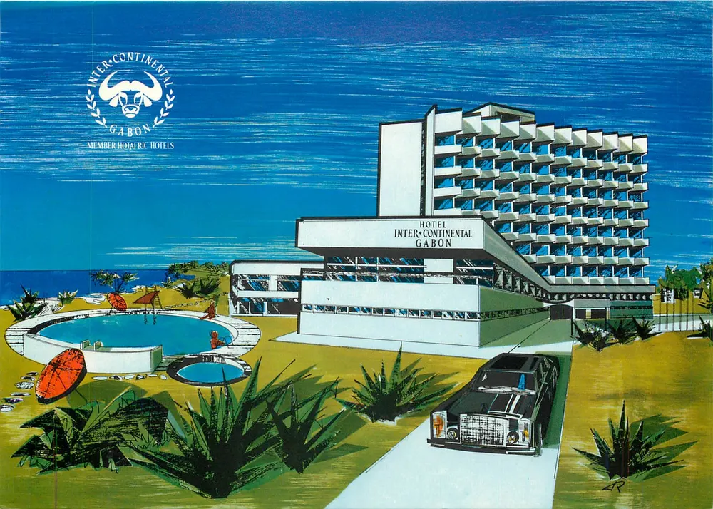 Hotel Inter-Continental Gabon — Werbeillustration — Jibici Editions - Vorderseite