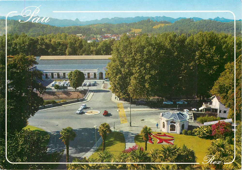 Pau — Die Palmeraie und die Station — Éditions REX - Vorderseite