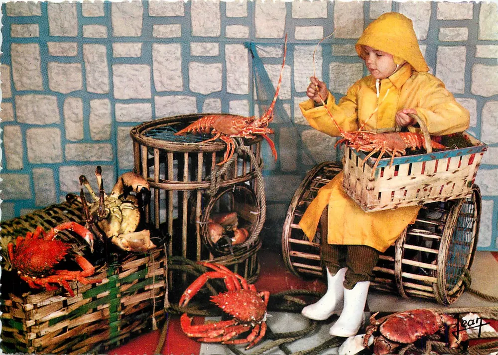 Frutti di mare e giovane pescatore — 20160 — Éditions Audomène - Recto